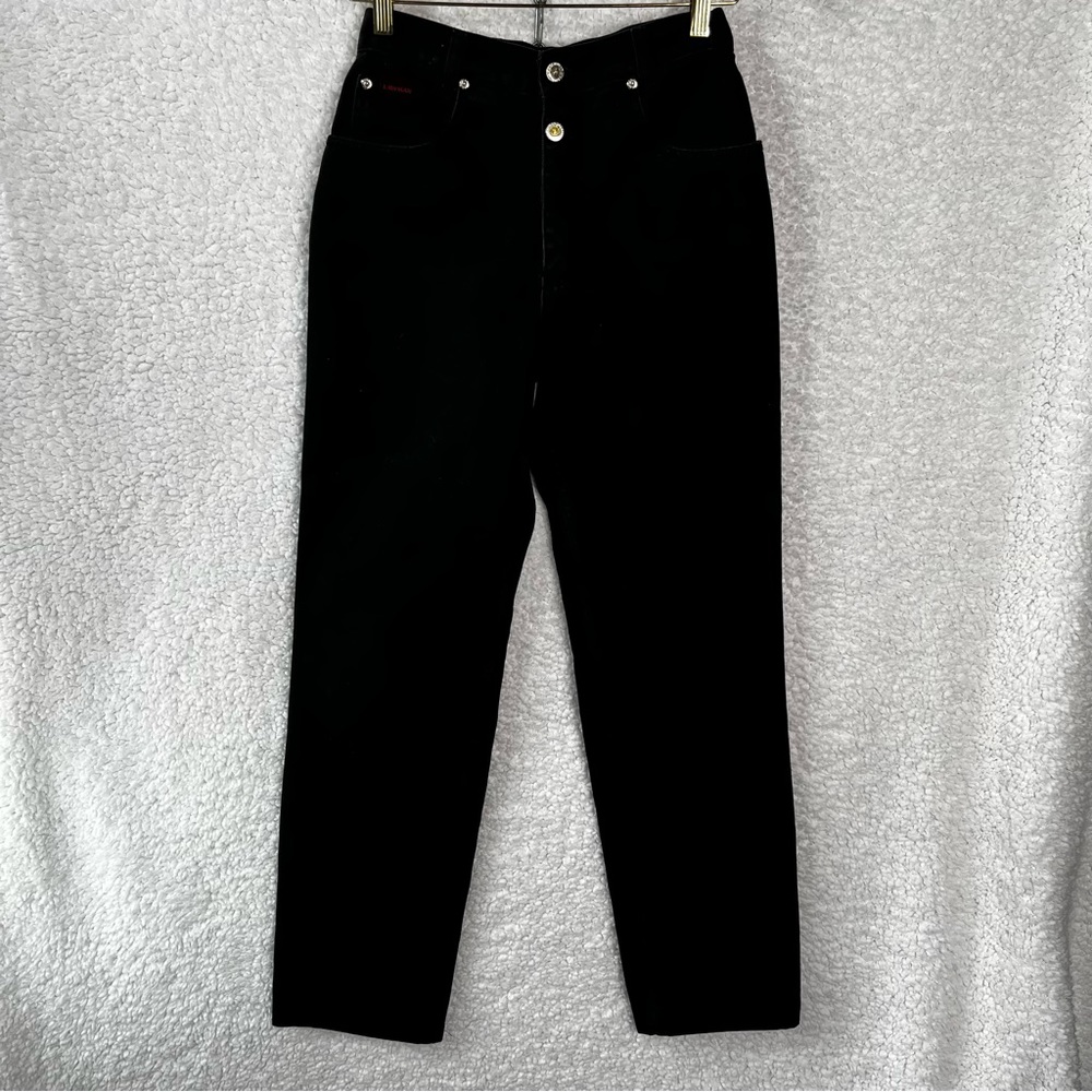 Vintage Lawman Black Bareback Jeans women size 7 high rise western mom pants